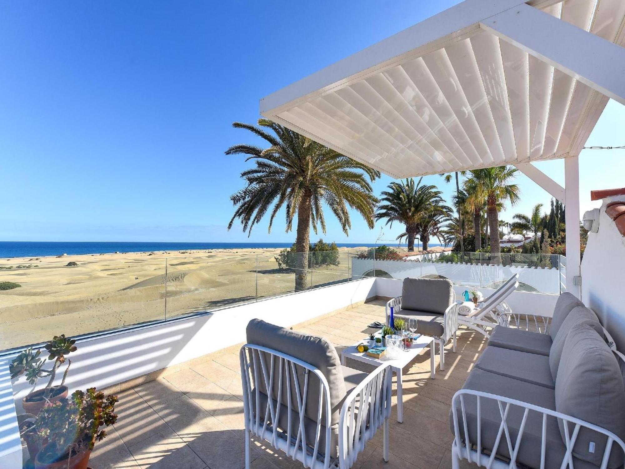 Villa Villa Beachfront Del Ingles Exclusive Accommodation Breathtaking Views Over The Sea And Dunes Private Heated Pool Terrace Bbq 200 M To,